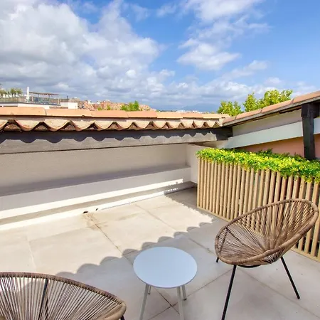 Apartment Duplex Vieil 3 Parking Avec Vue Wifi - Limestay Antibes